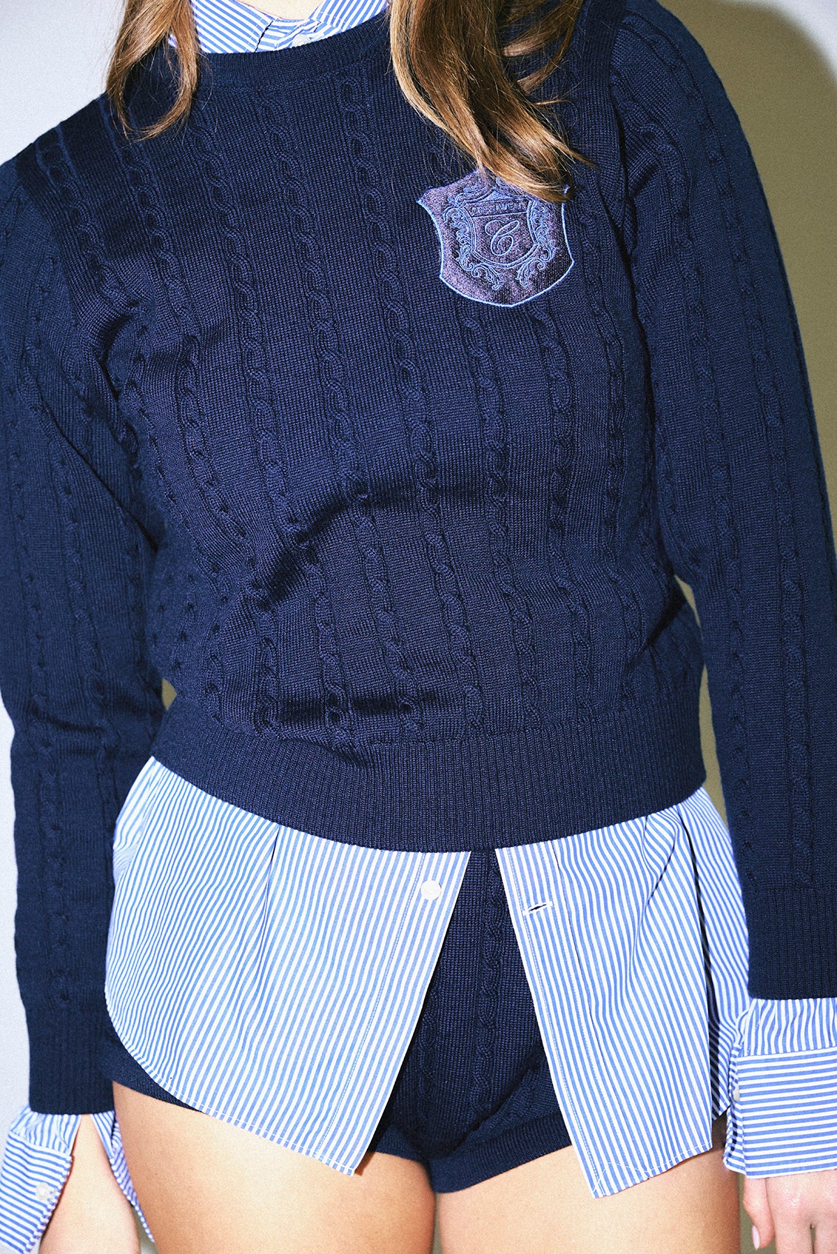 WYNDHAM JUMPER — NAVY