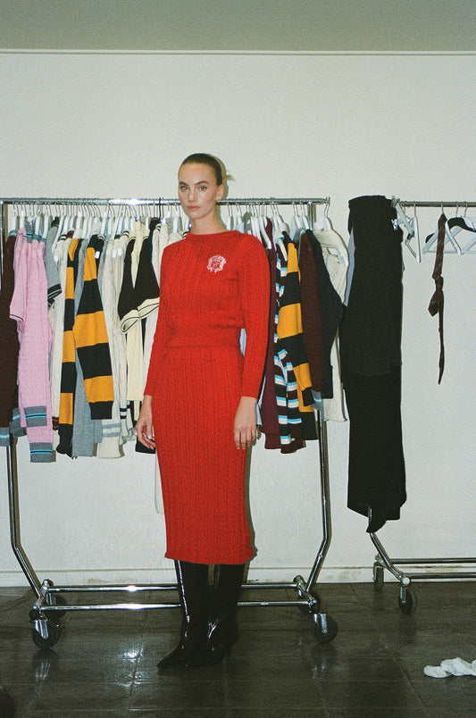 STERLING SKIRT — RED