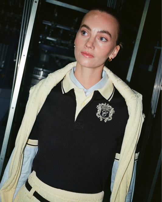 CLUBHOUSE POLO — CHOC / LEMON