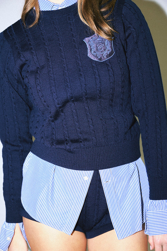 WYNDHAM JUMPER — GREY