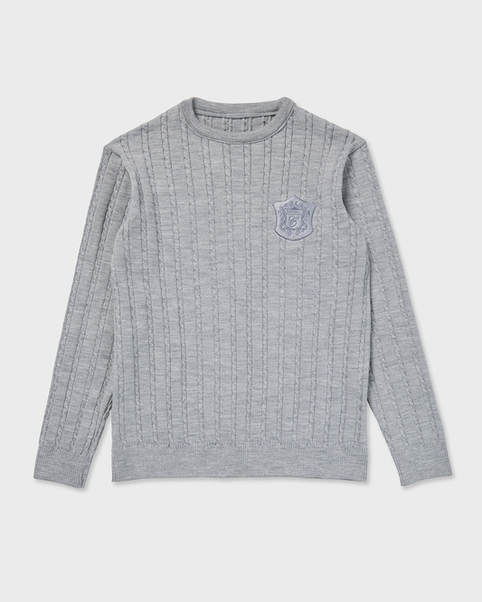 FAIRWAY JUMPER — STEEL GREY